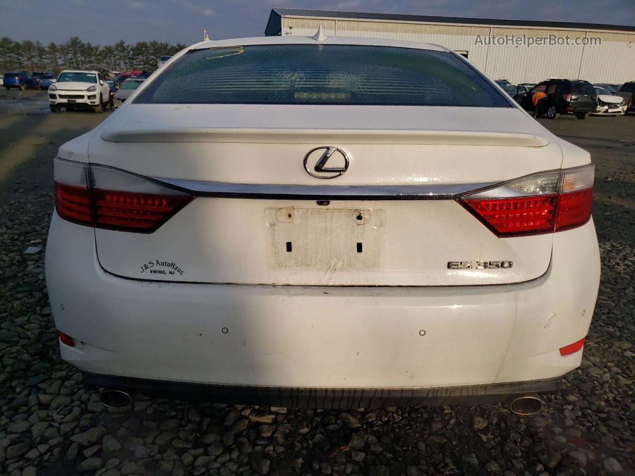 2015 Lexus Es 350 Белый vin: JTHBK1GG8F2179136