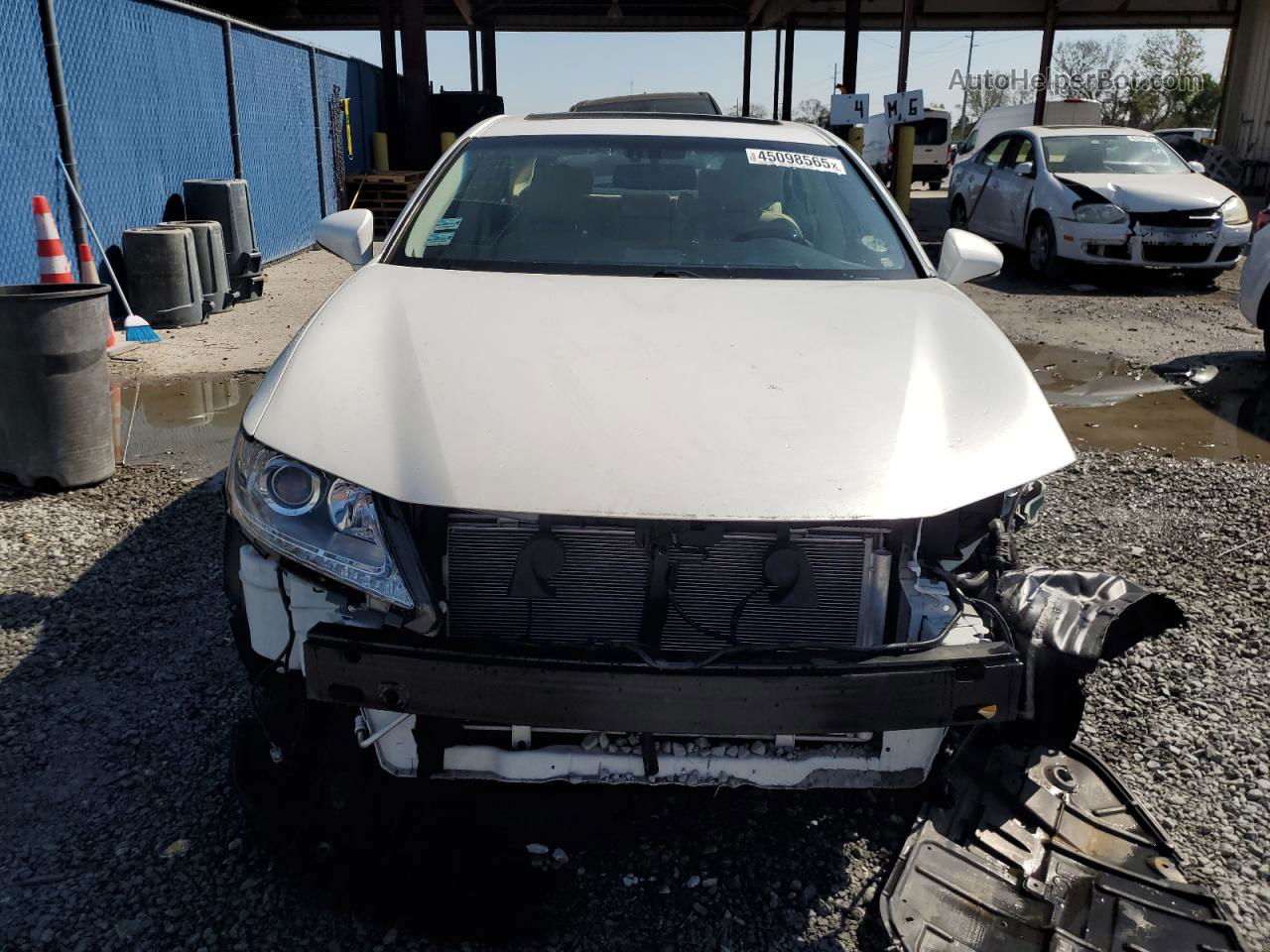 2015 Lexus Es 350 White vin: JTHBK1GG8F2183591