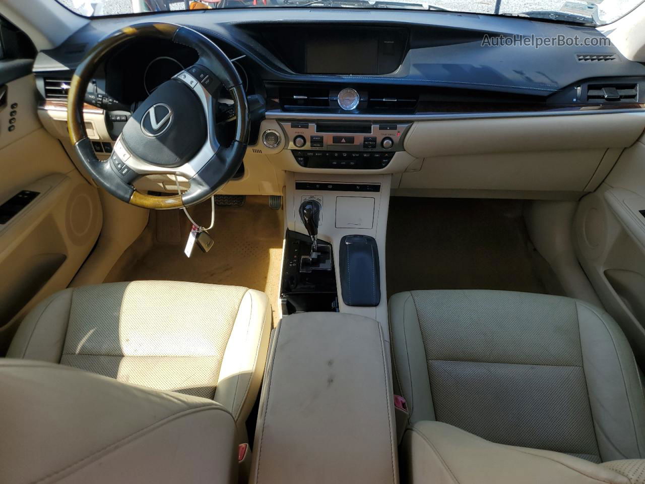 2015 Lexus Es 350 White vin: JTHBK1GG8F2183591