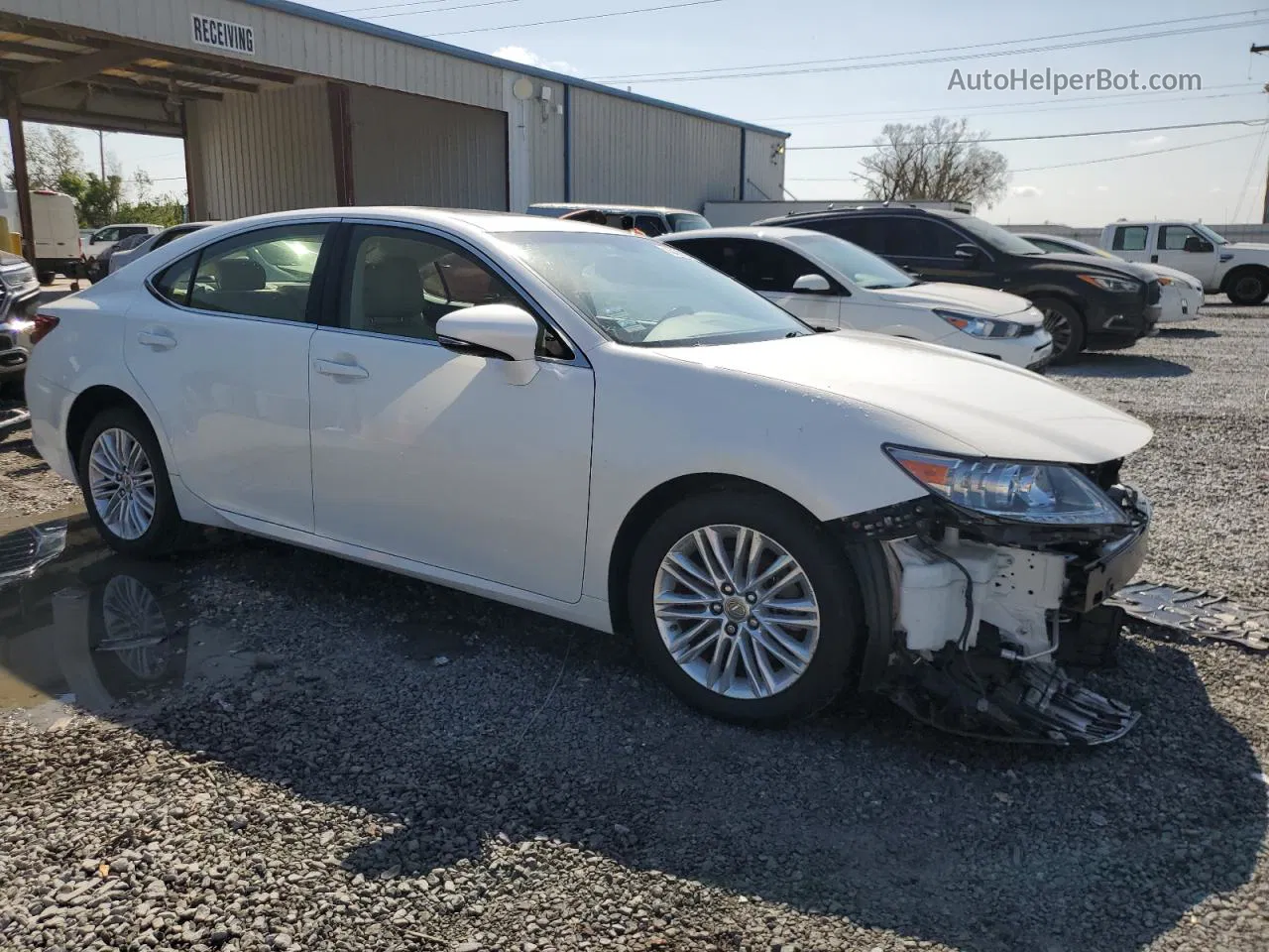 2015 Lexus Es 350 White vin: JTHBK1GG8F2183591
