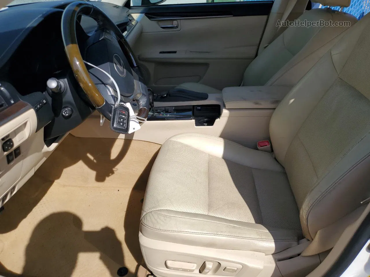 2015 Lexus Es 350 White vin: JTHBK1GG8F2183591