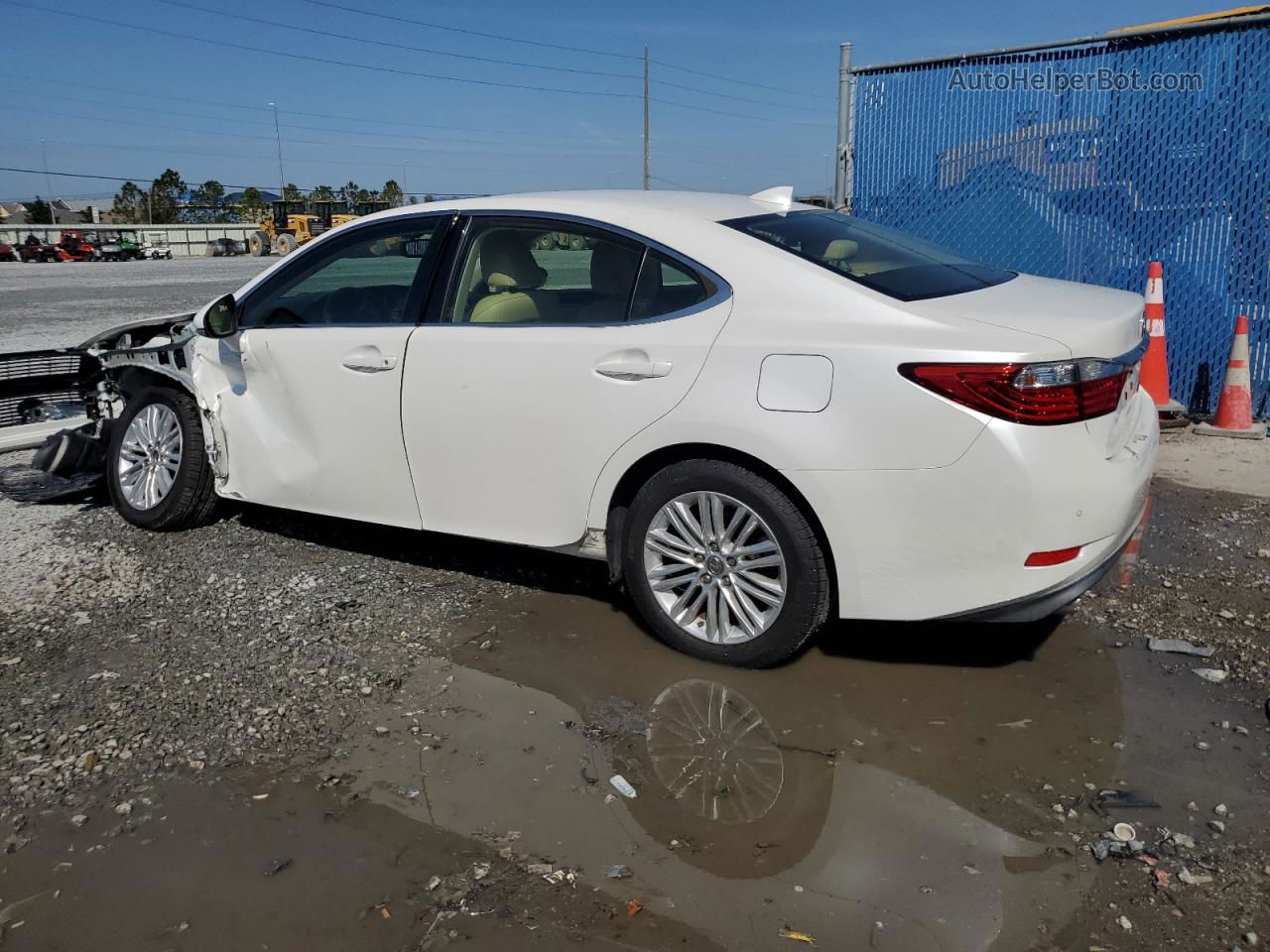 2015 Lexus Es 350 White vin: JTHBK1GG8F2183591