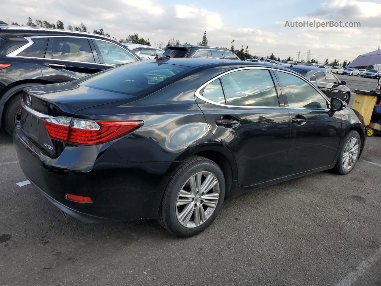 2015 Lexus Es 350 Черный vin: JTHBK1GG8F2195420