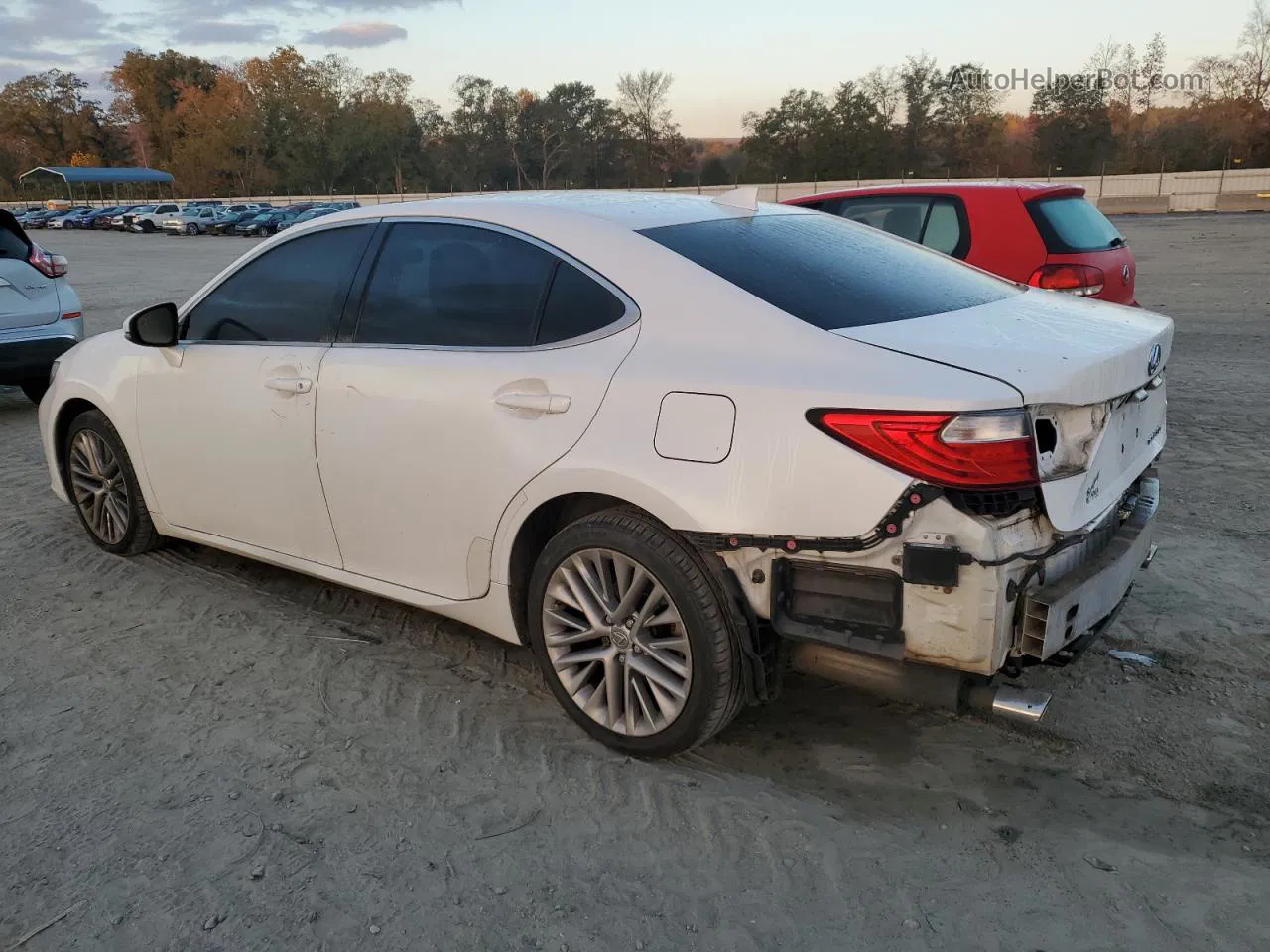 2015 Lexus Es 350 White vin: JTHBK1GG8F2196762