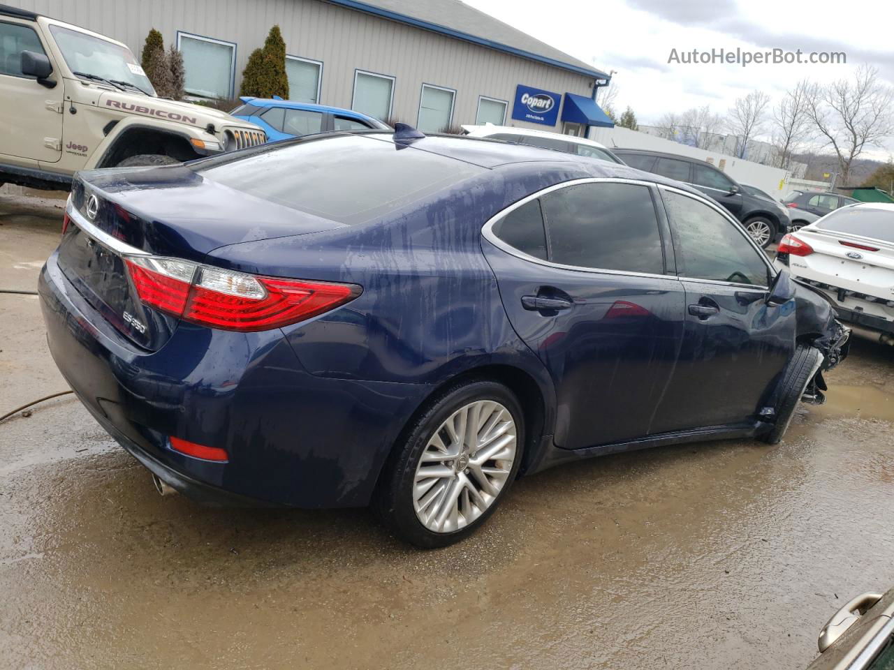 2015 Lexus Es 350 Blue vin: JTHBK1GG8F2197474