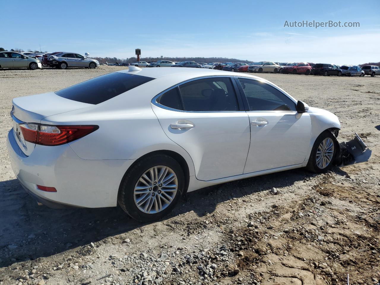 2015 Lexus Es 350 White vin: JTHBK1GG8F2206576