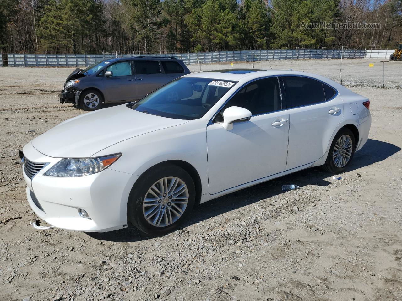 2015 Lexus Es 350 Белый vin: JTHBK1GG8F2206576