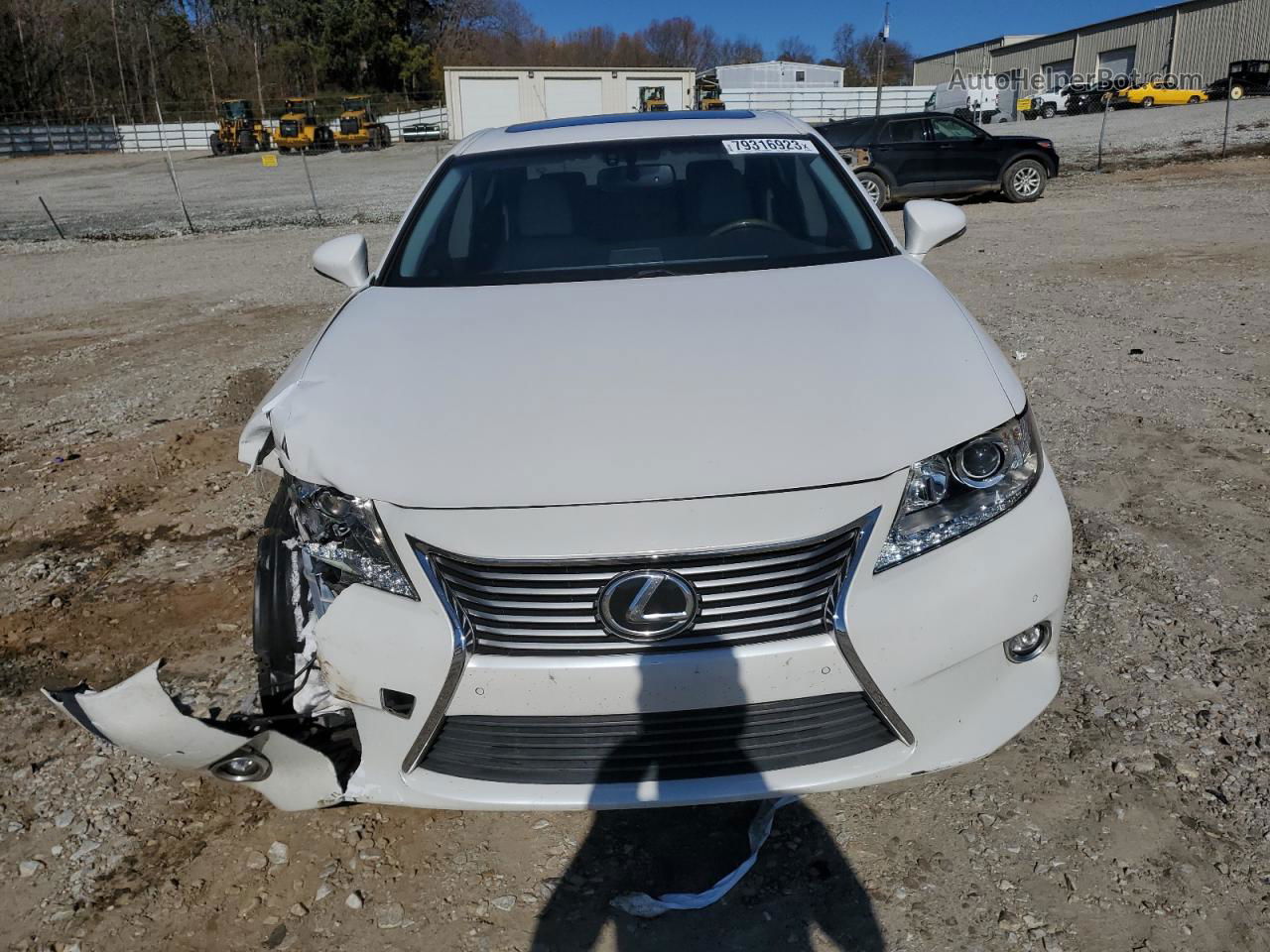 2015 Lexus Es 350 White vin: JTHBK1GG8F2206576