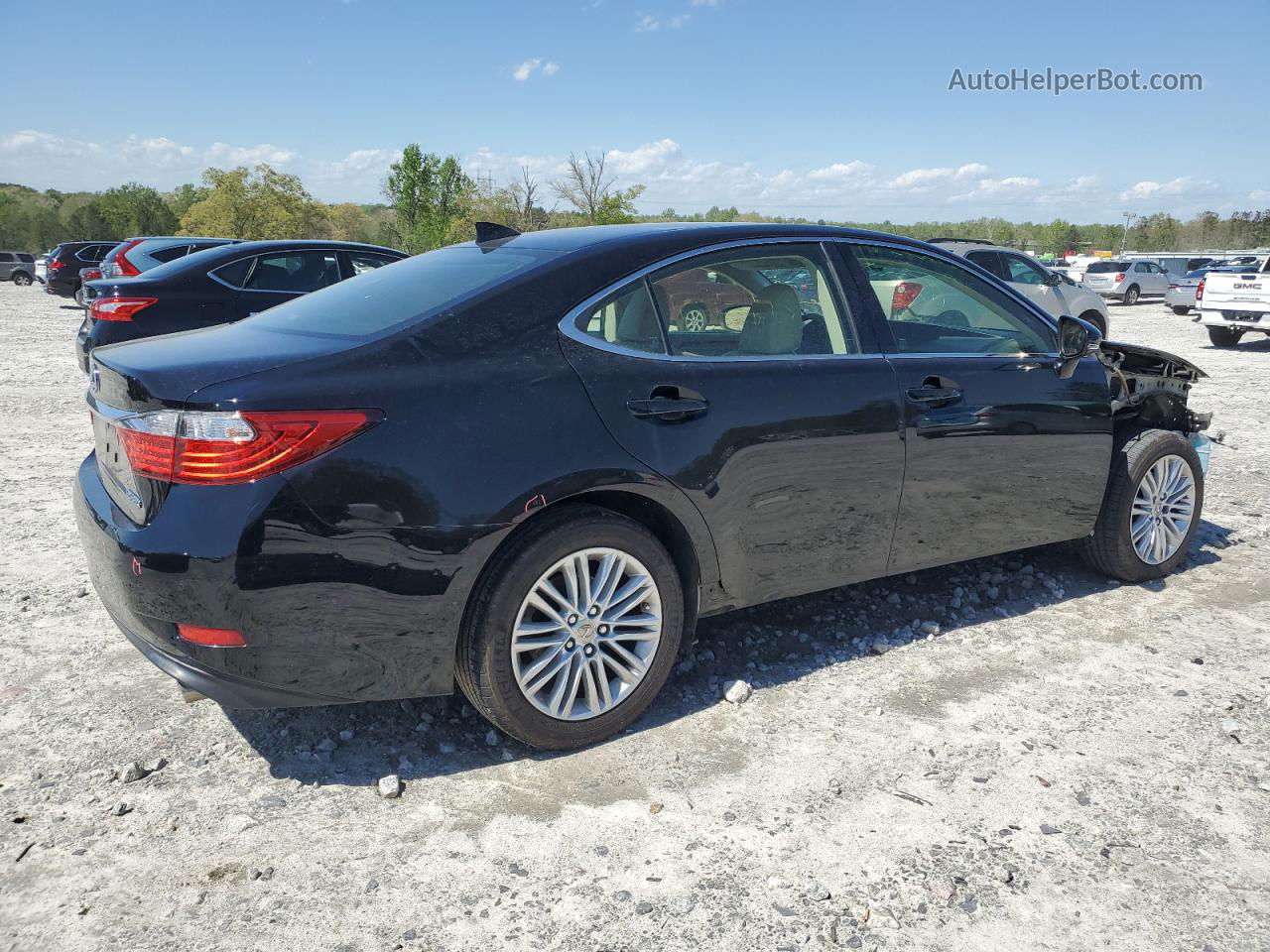 2015 Lexus Es 350 Черный vin: JTHBK1GG8F2209364