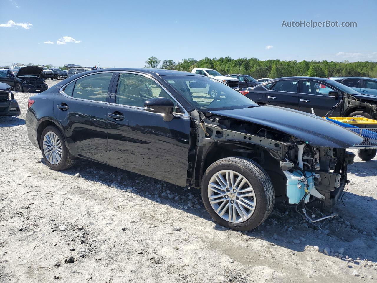 2015 Lexus Es 350 Black vin: JTHBK1GG8F2209364