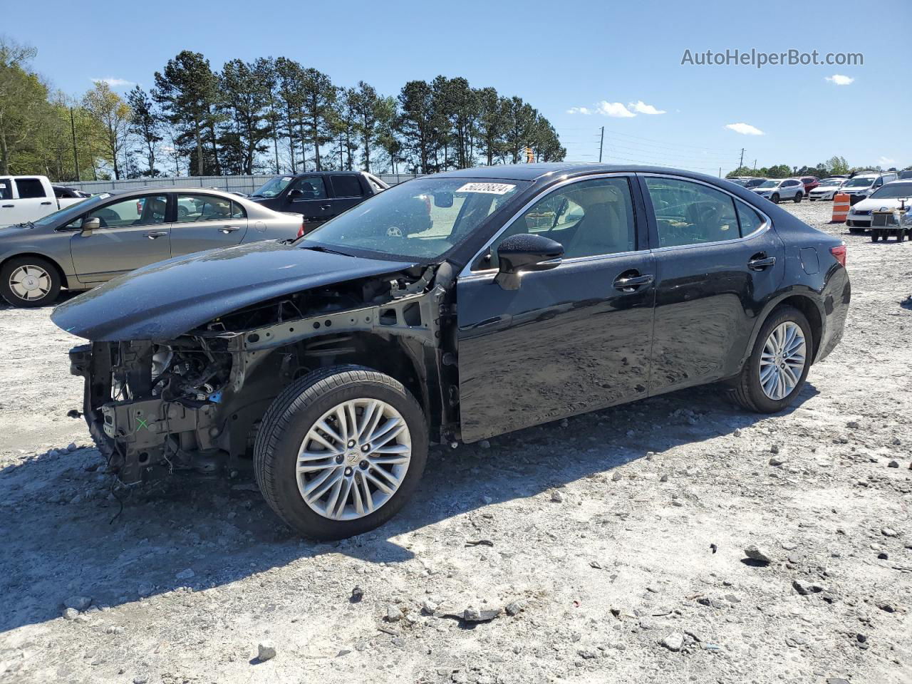 2015 Lexus Es 350 Black vin: JTHBK1GG8F2209364