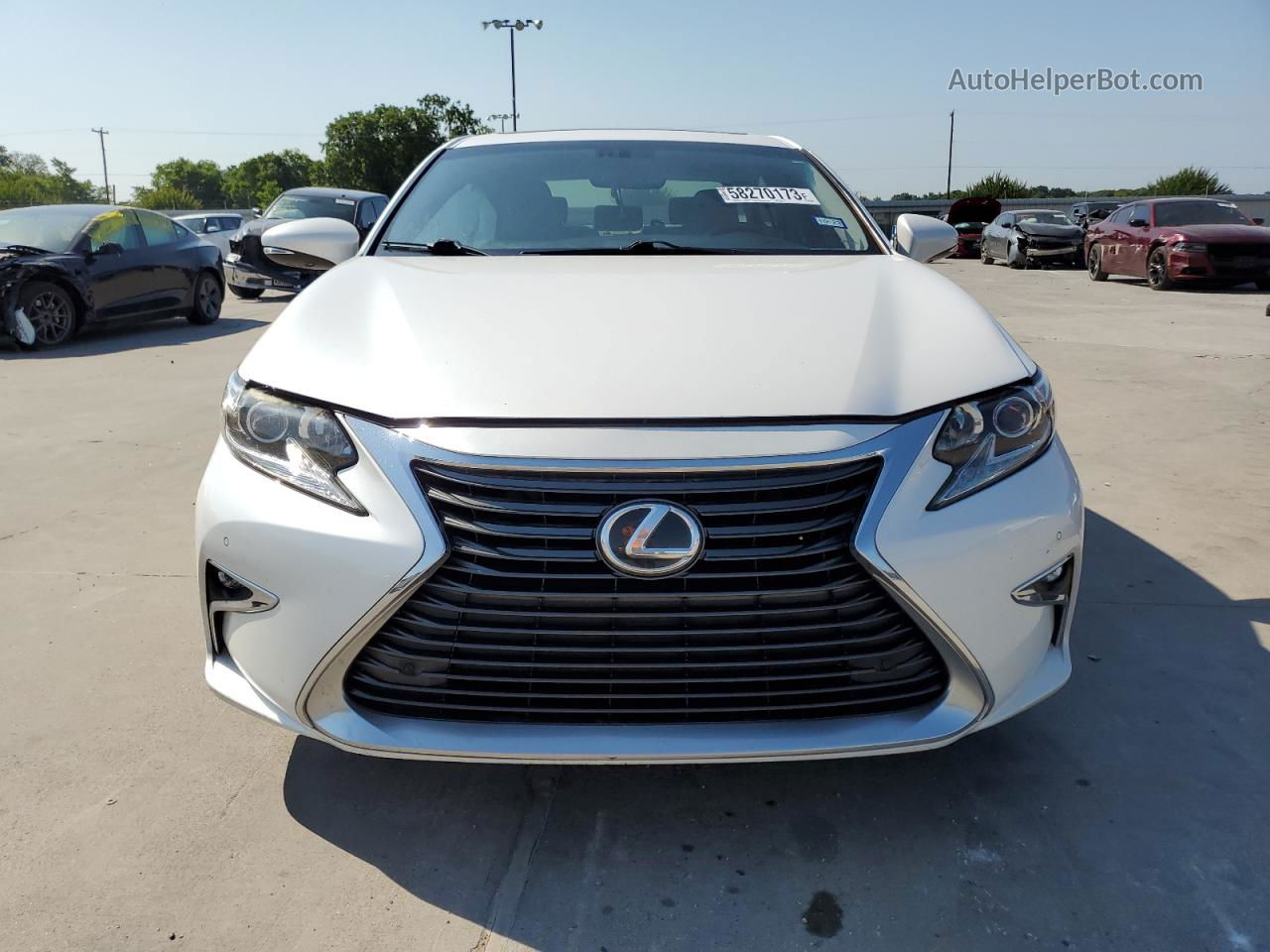 2016 Lexus Es 350 Белый vin: JTHBK1GG8G2215750