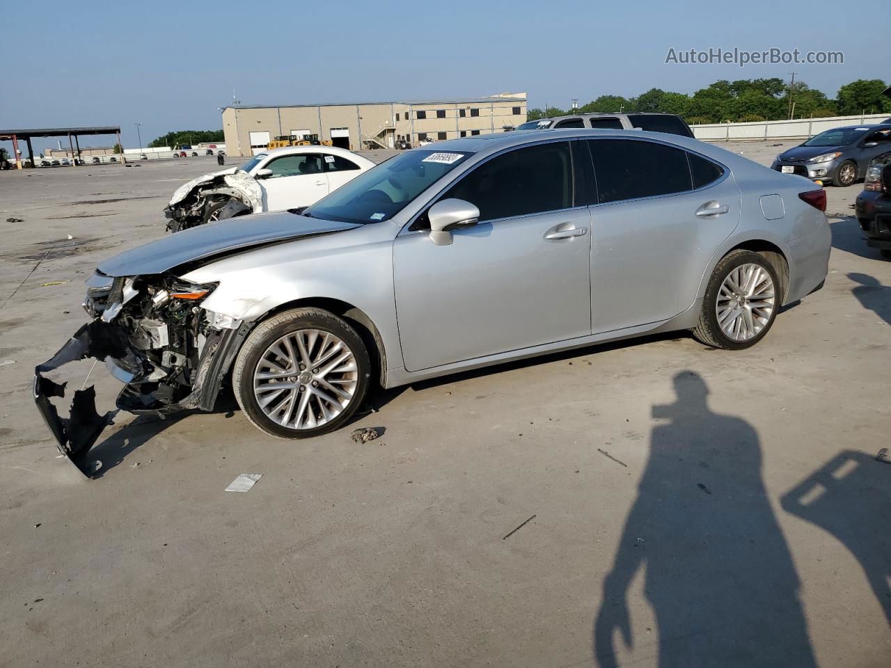 2016 Lexus Es 350 Silver vin: JTHBK1GG8G2221855