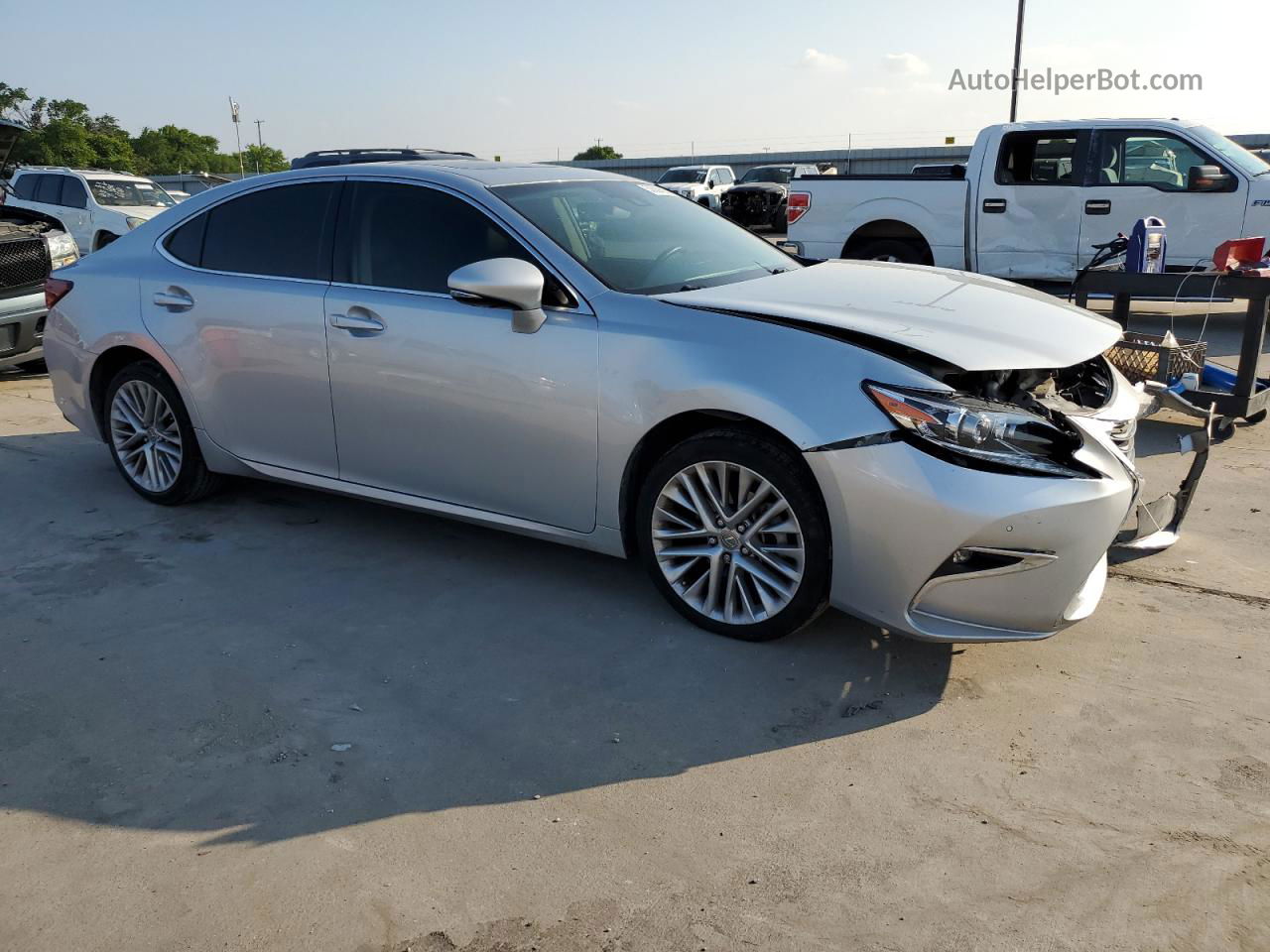 2016 Lexus Es 350 Silver vin: JTHBK1GG8G2221855