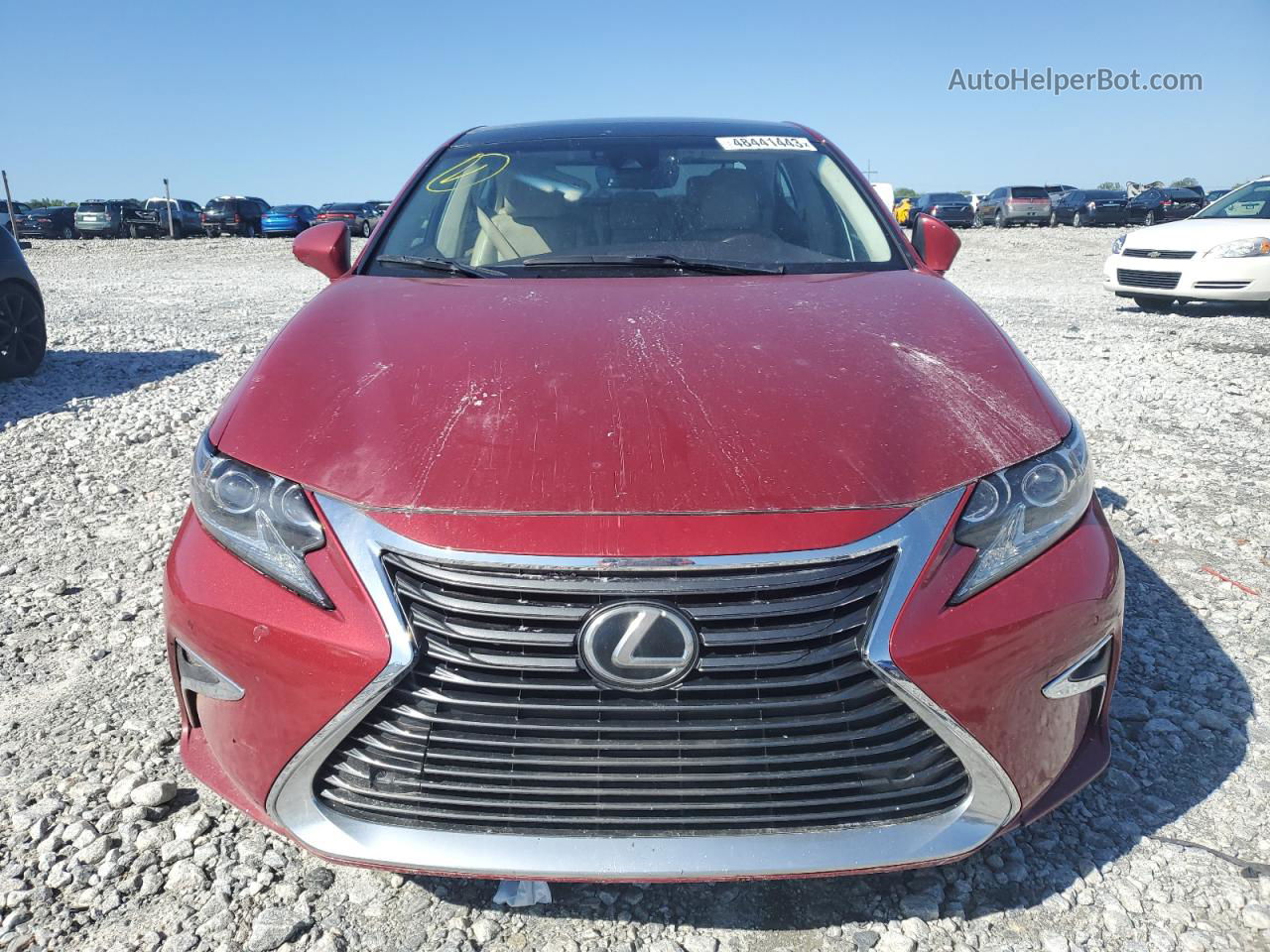 2016 Lexus Es 350 Burgundy vin: JTHBK1GG8G2225369