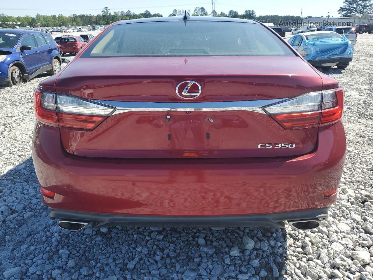 2016 Lexus Es 350 Burgundy vin: JTHBK1GG8G2225369