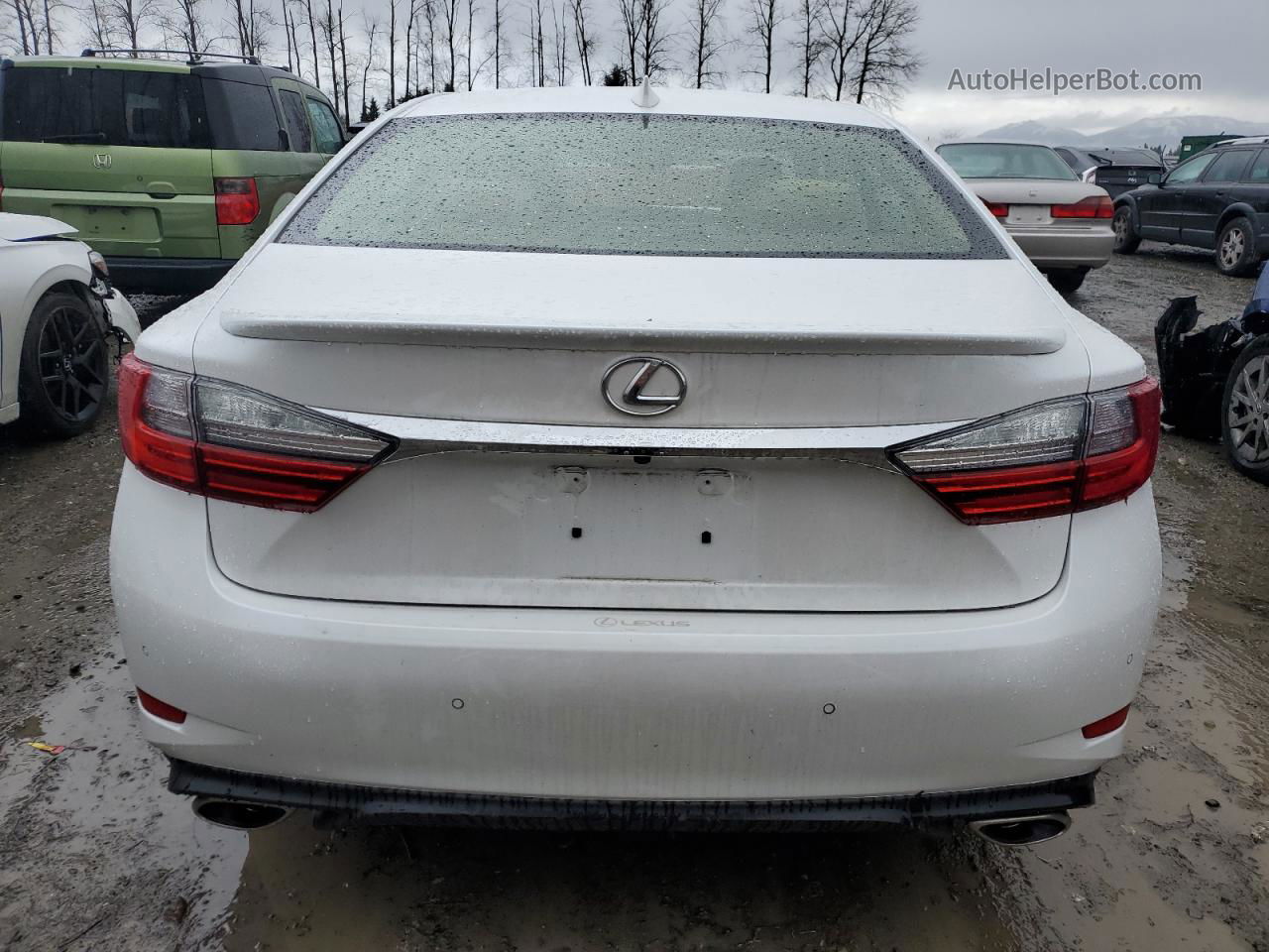 2016 Lexus Es 350 White vin: JTHBK1GG8G2240633