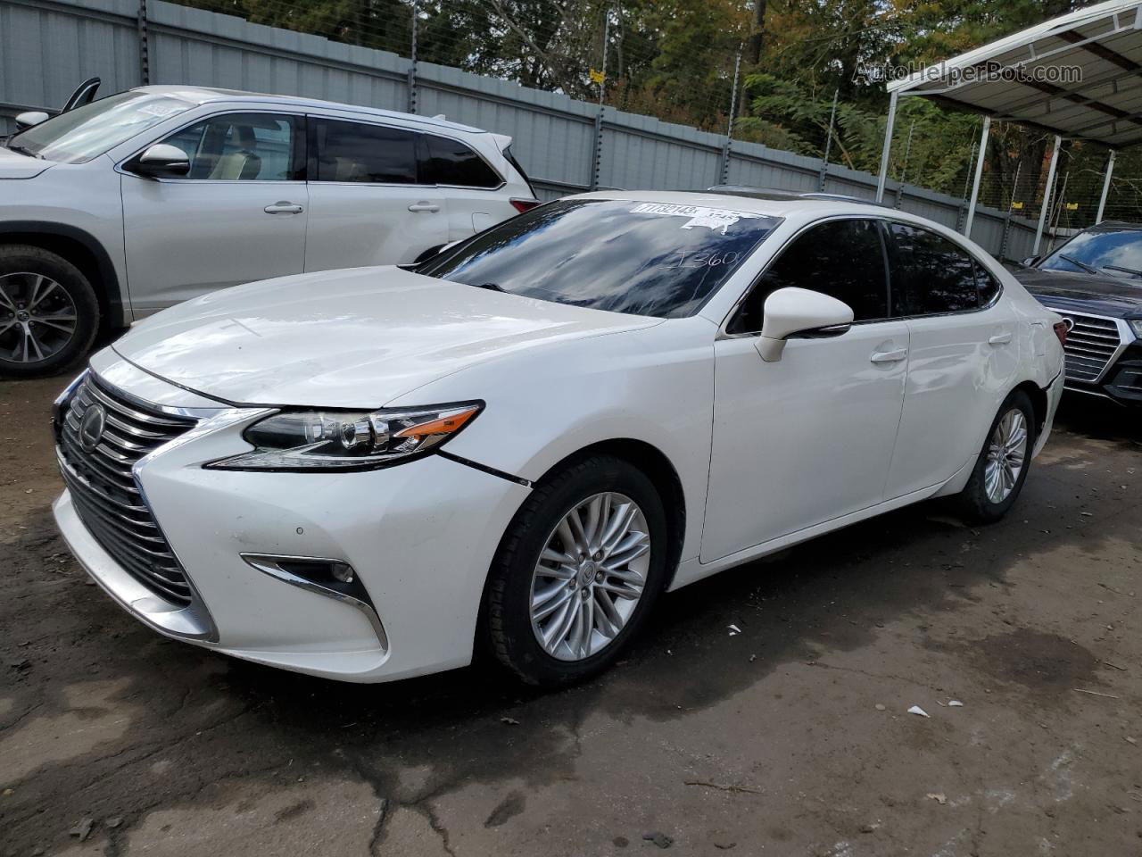 2016 Lexus Es 350 White vin: JTHBK1GG8G2243970