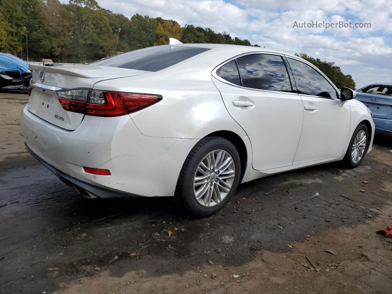 2016 Lexus Es 350 White vin: JTHBK1GG8G2243970