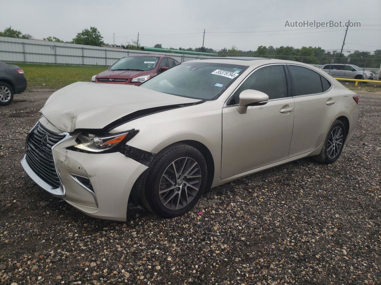 2017 Lexus Es 350 Beige vin: JTHBK1GG8H2251357