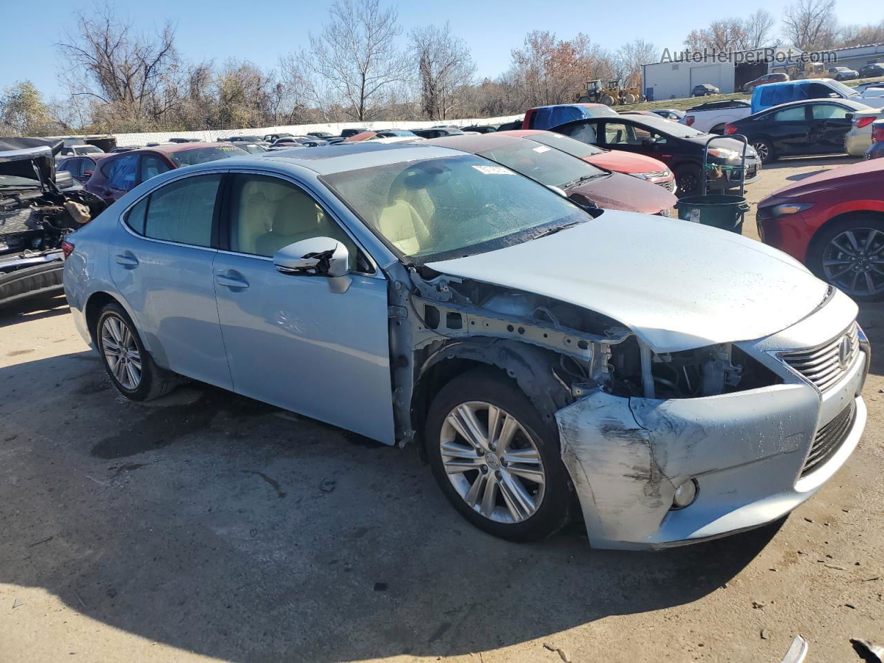 2013 Lexus Es 350 Blue vin: JTHBK1GG9D2019649