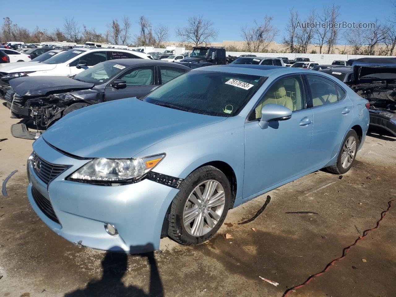 2013 Lexus Es 350 Синий vin: JTHBK1GG9D2019649