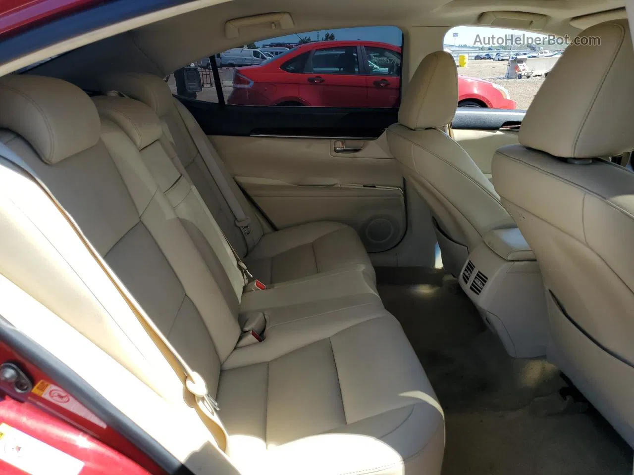 2013 Lexus Es 350 Red vin: JTHBK1GG9D2028609