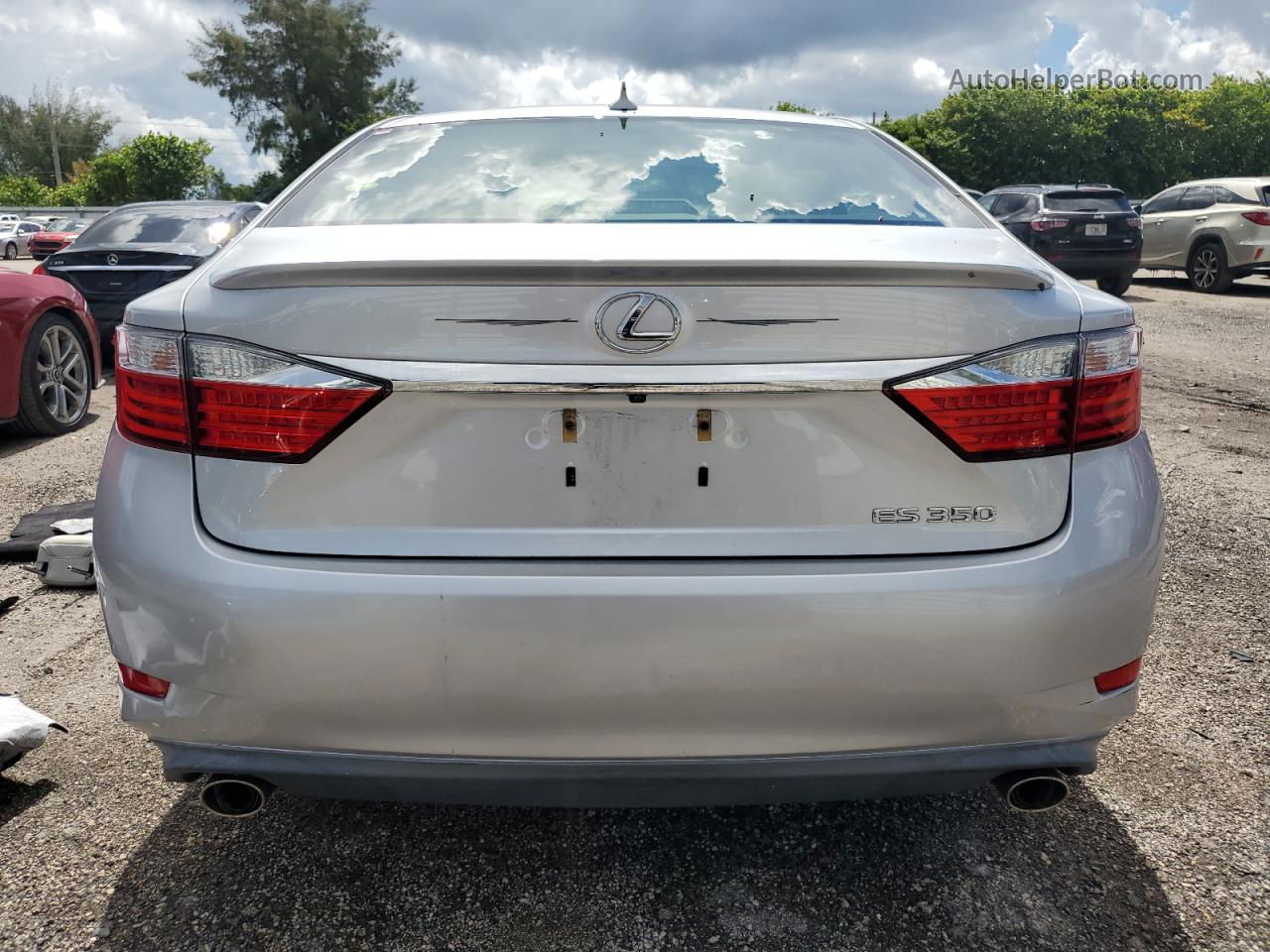 2013 Lexus Es 350 Silver vin: JTHBK1GG9D2040341