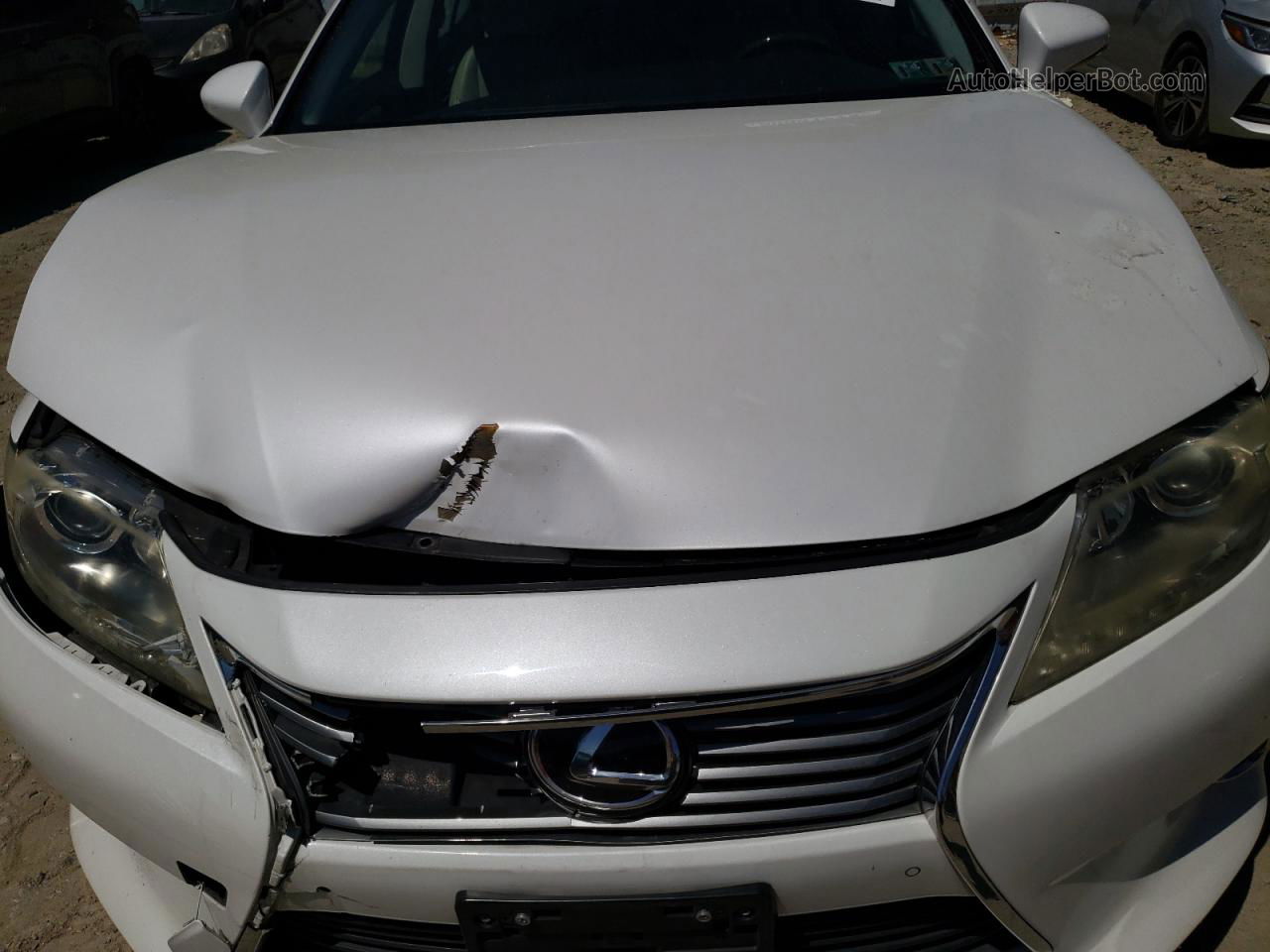 2013 Lexus Es 350 White vin: JTHBK1GG9D2049136