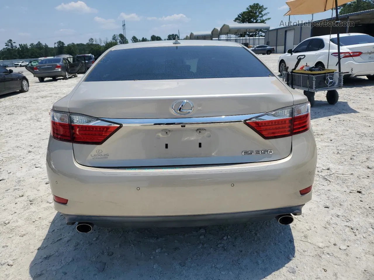 2013 Lexus Es 350 Beige vin: JTHBK1GG9D2077860