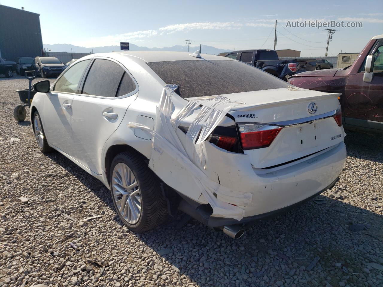 2013 Lexus Es 350 White vin: JTHBK1GG9D2078622