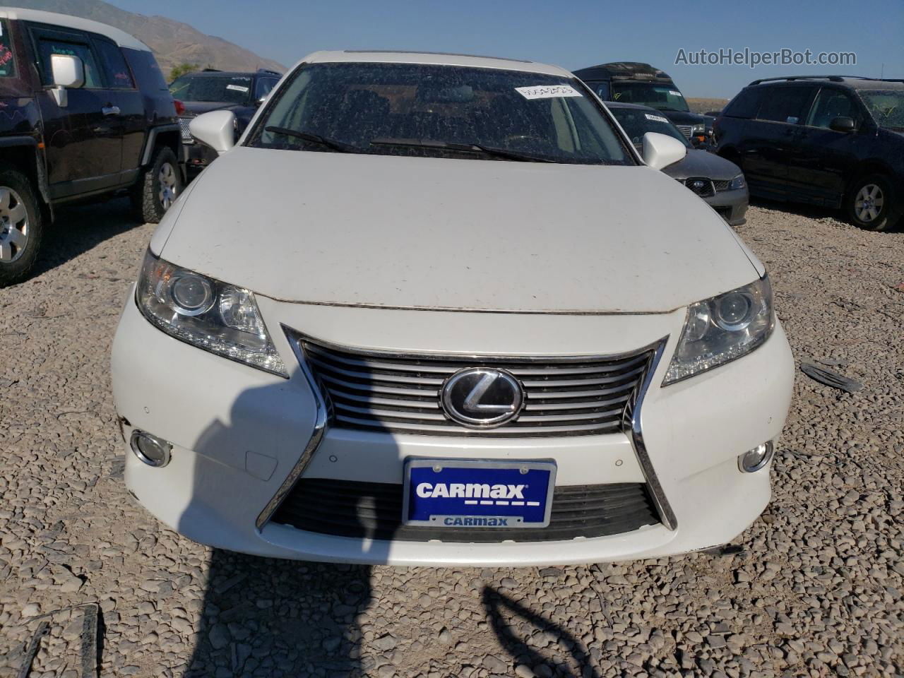 2013 Lexus Es 350 White vin: JTHBK1GG9D2078622