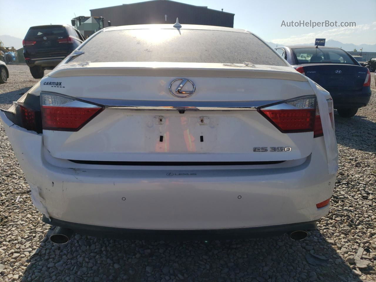 2013 Lexus Es 350 White vin: JTHBK1GG9D2078622