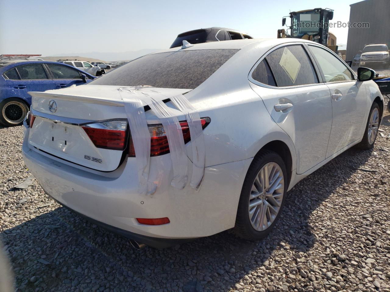 2013 Lexus Es 350 White vin: JTHBK1GG9D2078622