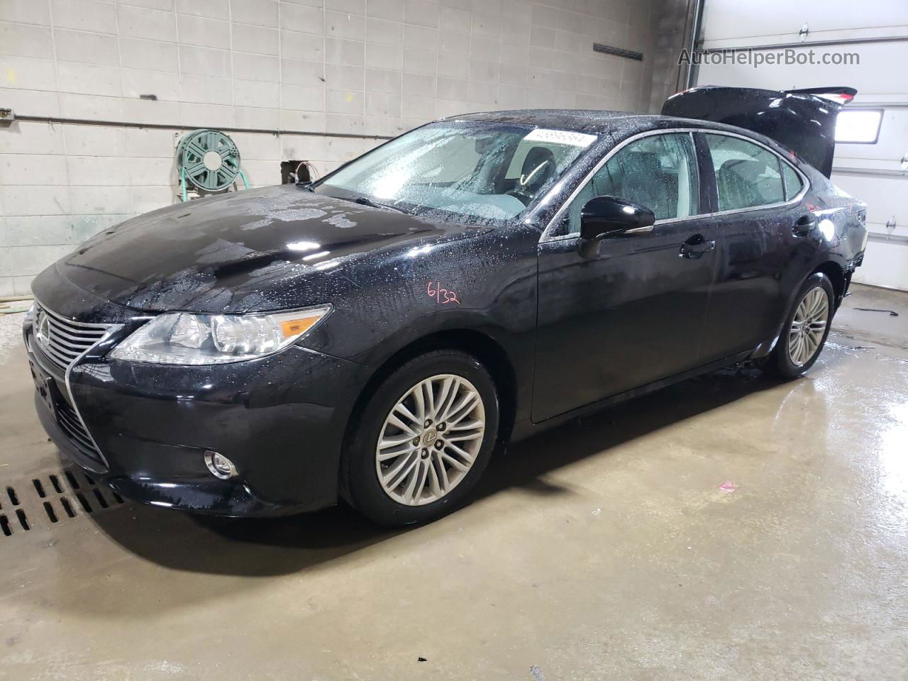 2014 Lexus Es 350 Black vin: JTHBK1GG9E2093137