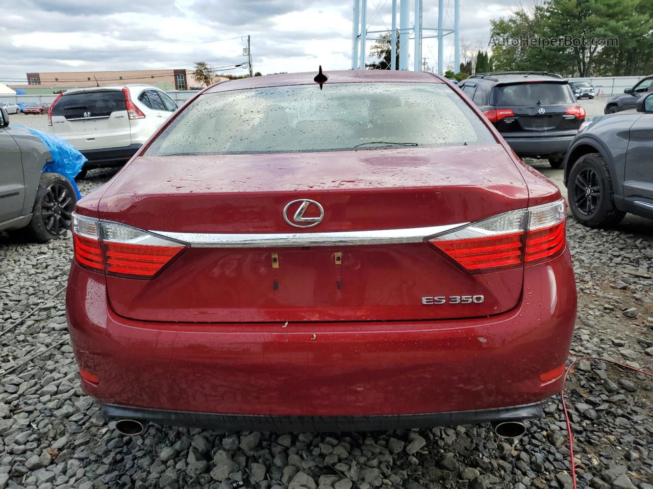 2014 Lexus Es 350 Красный vin: JTHBK1GG9E2098547