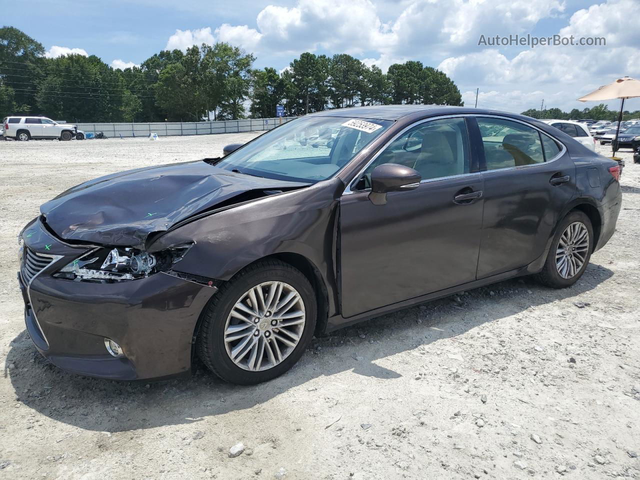 2014 Lexus Es 350 Фиолетовый vin: JTHBK1GG9E2104119