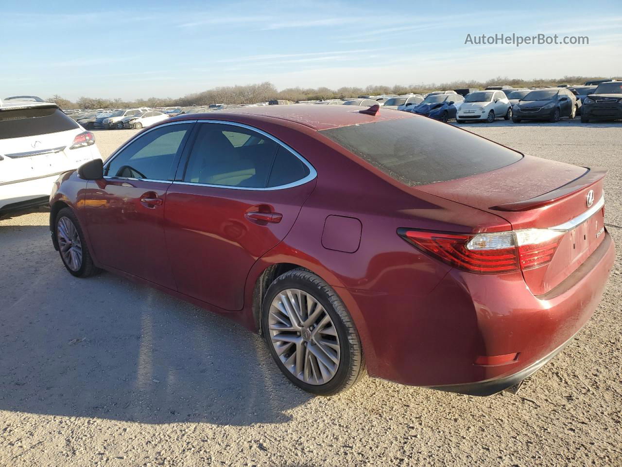 2014 Lexus Es 350 Red vin: JTHBK1GG9E2104167