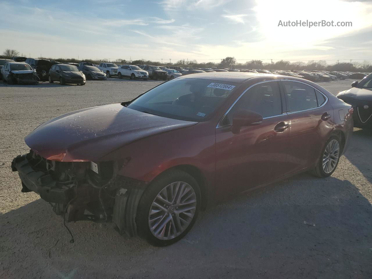 2014 Lexus Es 350 Red vin: JTHBK1GG9E2104167