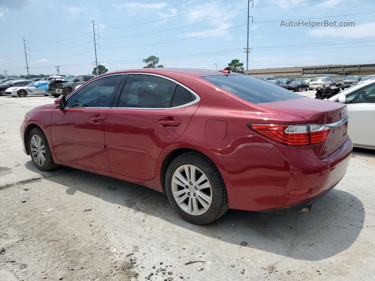 2014 Lexus Es 350 Красный vin: JTHBK1GG9E2106825