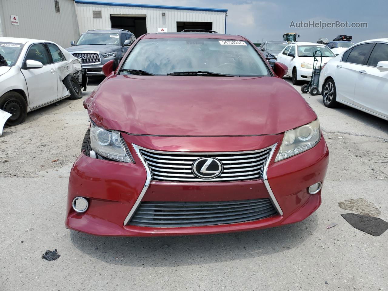 2014 Lexus Es 350 Red vin: JTHBK1GG9E2106825