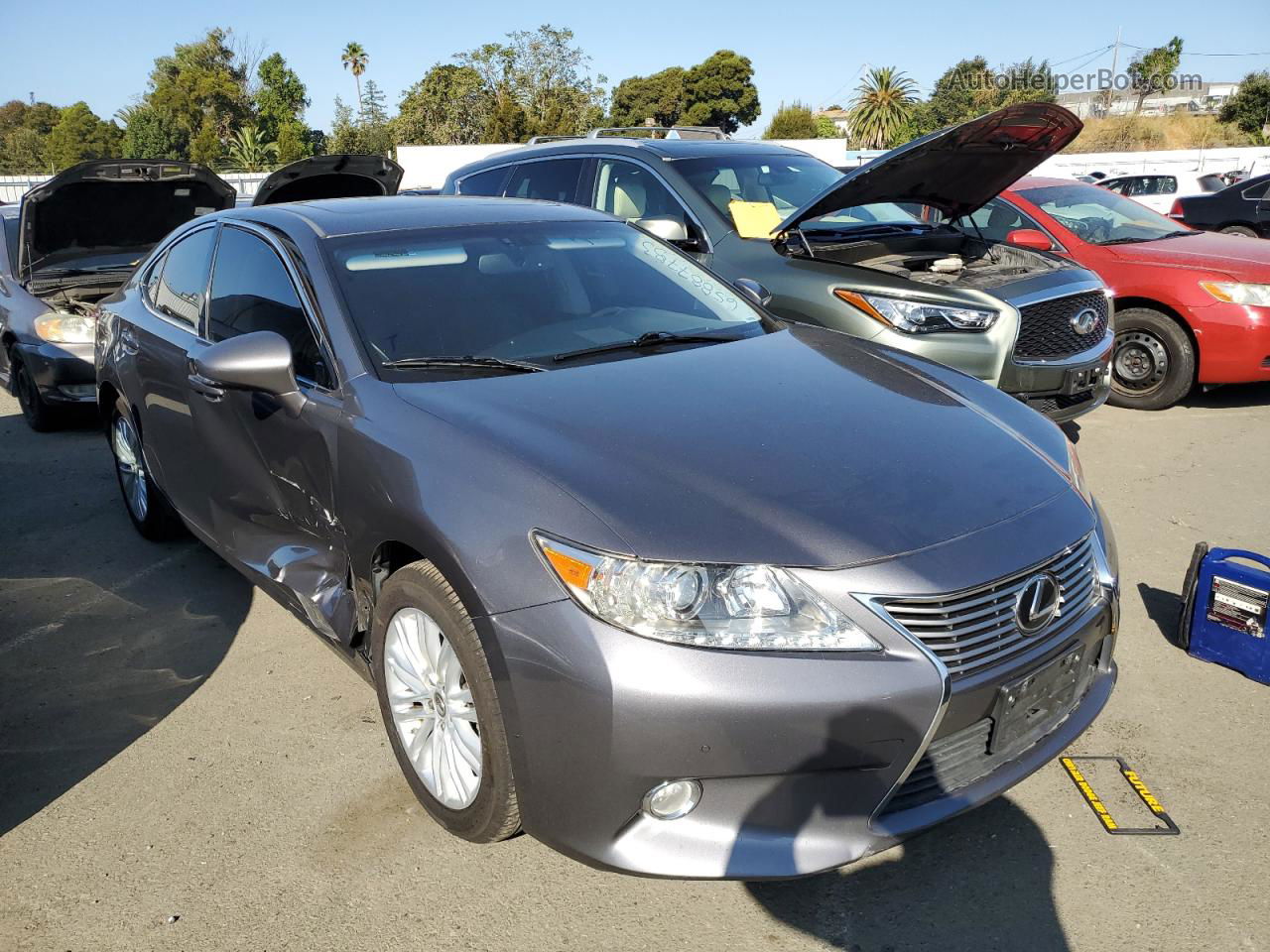 2014 Lexus Es 350 Charcoal vin: JTHBK1GG9E2113046