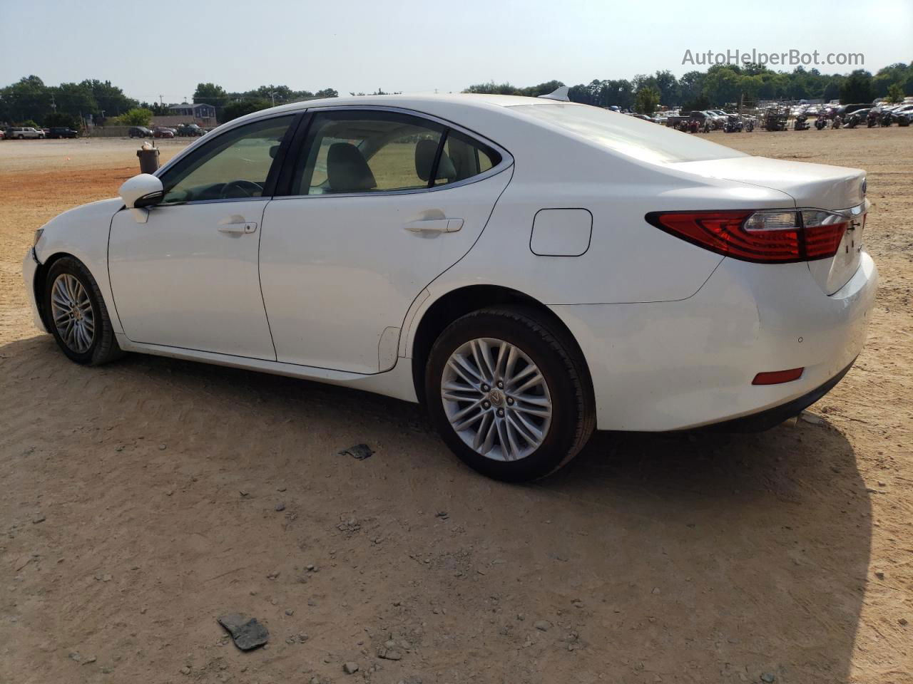 2014 Lexus Es 350 White vin: JTHBK1GG9E2135452