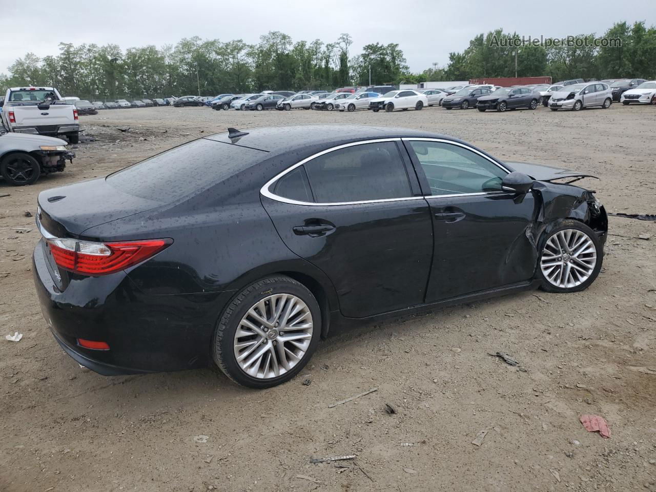 2014 Lexus Es 350 Черный vin: JTHBK1GG9E2137752