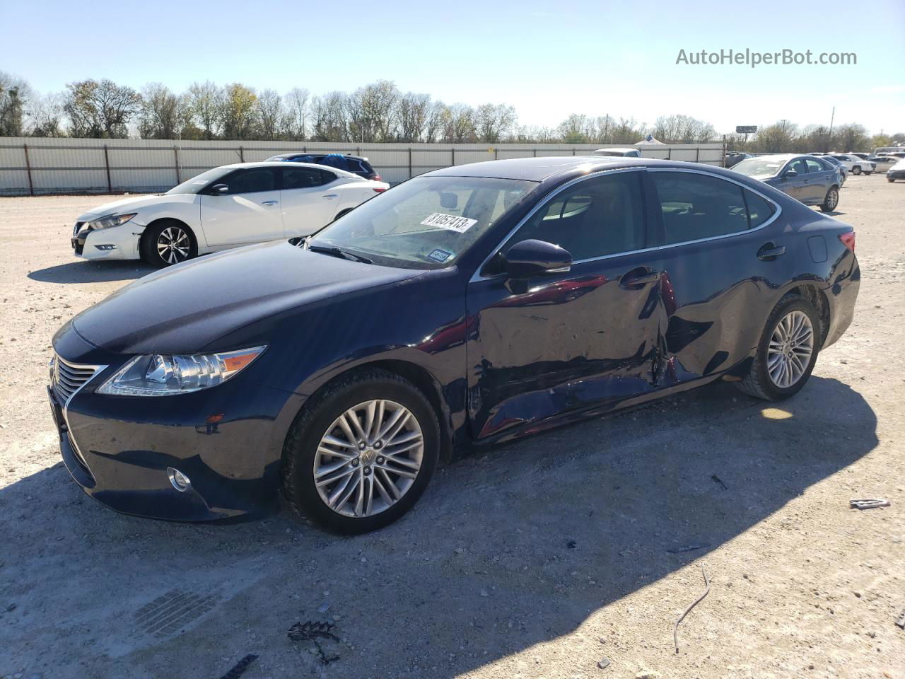 2014 Lexus Es 350 Синий vin: JTHBK1GG9E2137878