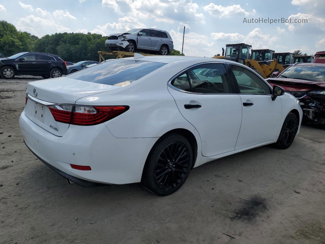 2015 Lexus Es 350 Белый vin: JTHBK1GG9F2168548