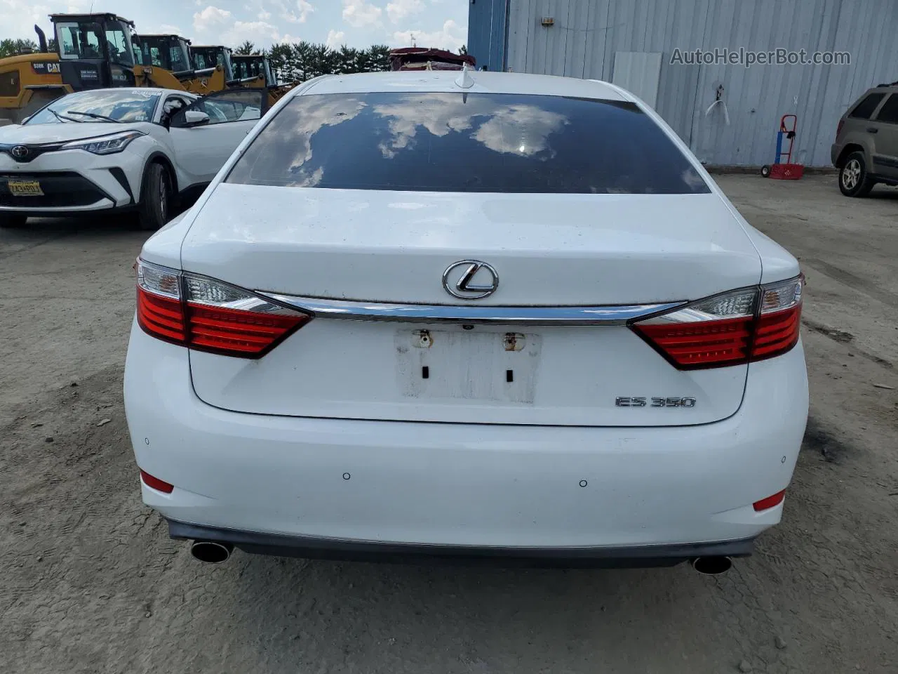 2015 Lexus Es 350 Белый vin: JTHBK1GG9F2168548