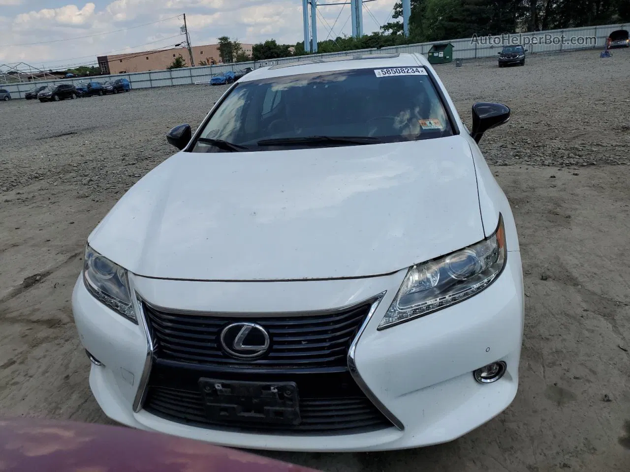 2015 Lexus Es 350 White vin: JTHBK1GG9F2168548