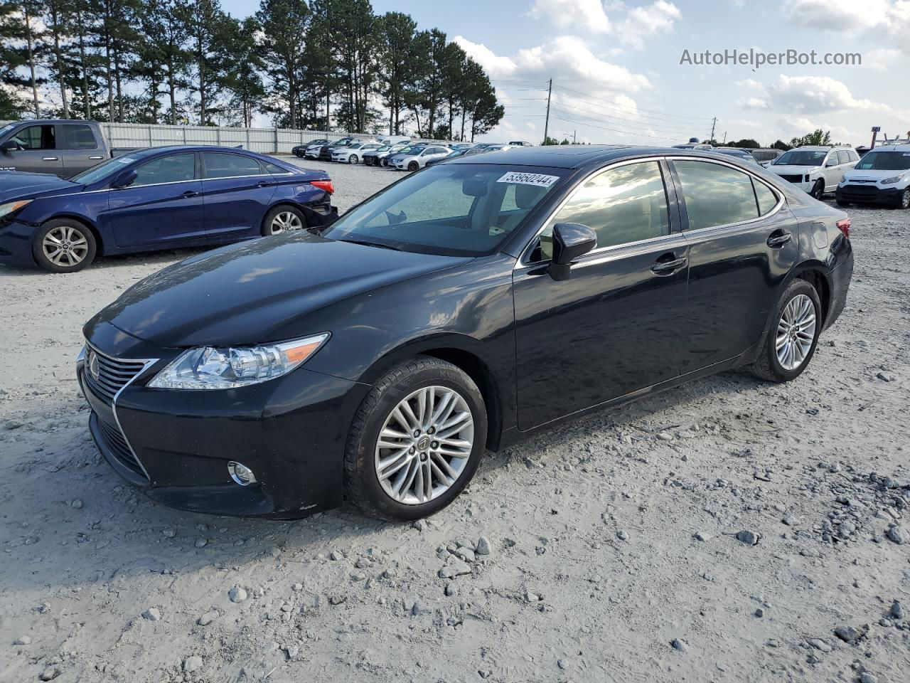 2015 Lexus Es 350 Black vin: JTHBK1GG9F2174477