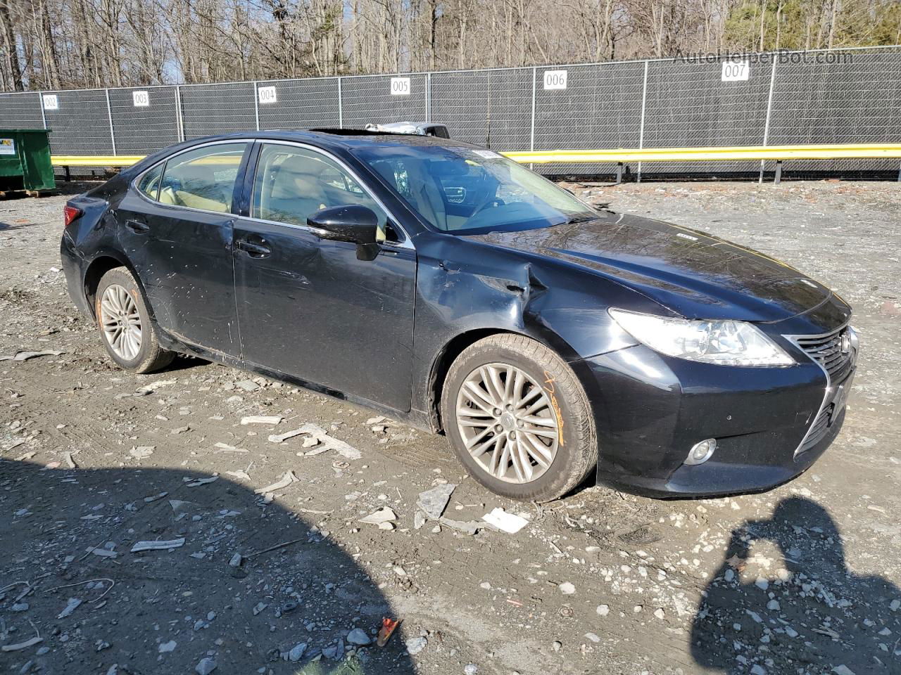 2015 Lexus Es 350 Черный vin: JTHBK1GG9F2181977